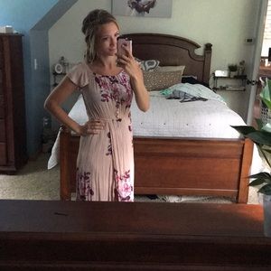 Off the shoulder floral dress